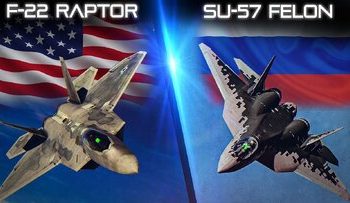 مقایسه F۲۲ رپتور آمریکایی با سوخو ۵۷ روسی