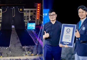 بلندترین شلوار جین دنیا/ عکس