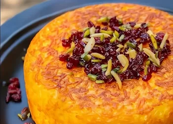 طرز تهیه ته چین مرغ لذیذ و مجلسی به شیوه‌ای رستورانی + ۵ نکته کلیدی