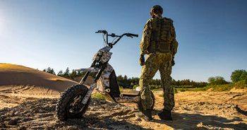 حمله با اسکوتر به خطوط دفاعی اوکراین