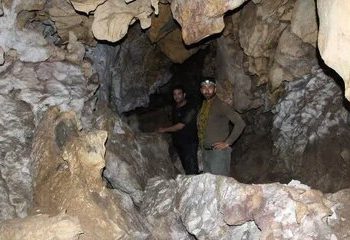 کشف غار ۲ طبقه در حیاط یک خانه