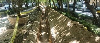 گورستان هزار ساله را برای عبور کابل برق کندند!/ عکس