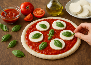 طرز تهیه پیتزای ایتالیایی اصل در خانه